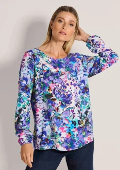 Bluse mit Blumenprint