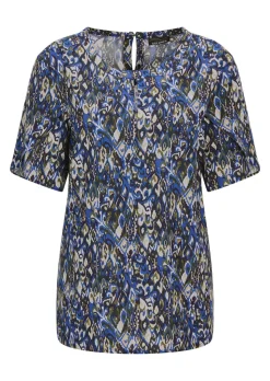 Bluse mit doppellagigen Ärmeln