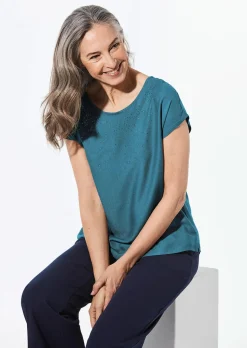 Bluse mit Glitzersteinen