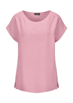 Bluse mit Glitzersteinen