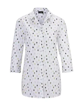Bluse mit Hemdkragen