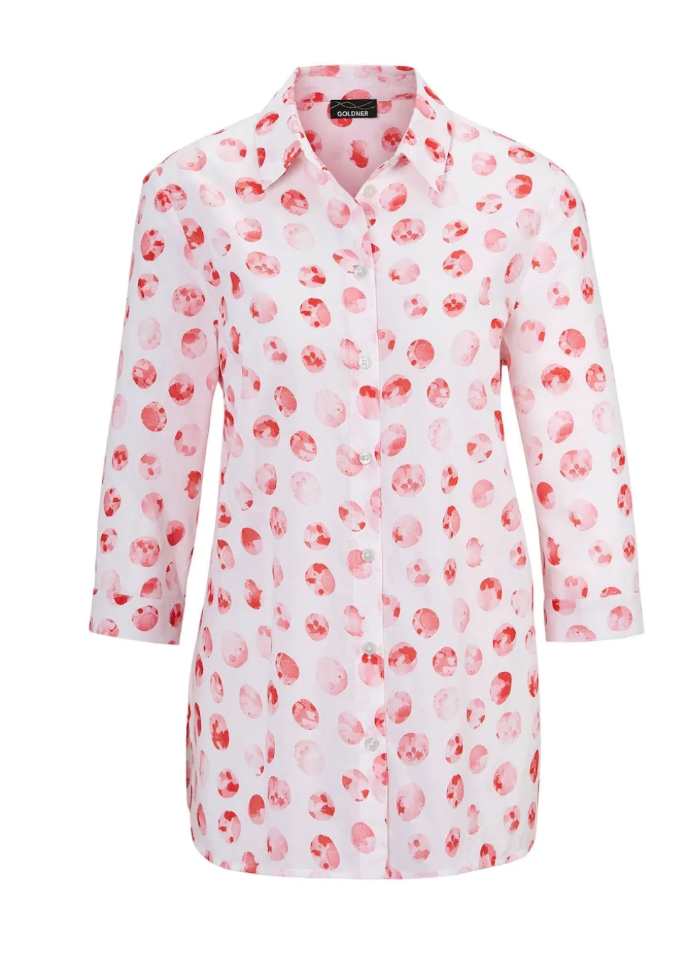 Bluse mit Hemdkragen