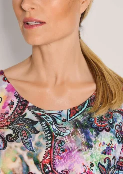 Bluse mit Paisley-Muster
