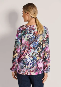 Bluse mit Paisley-Muster