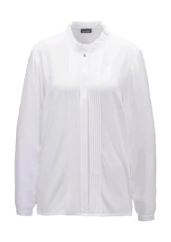 Bluse mit raffinierter Ausschnittlösung