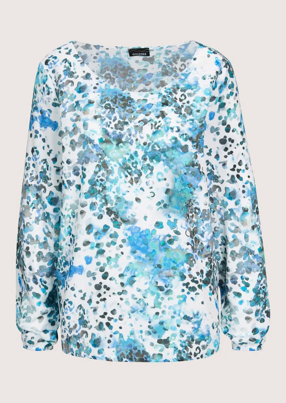 Bluse mit Rundhalsausschnitt