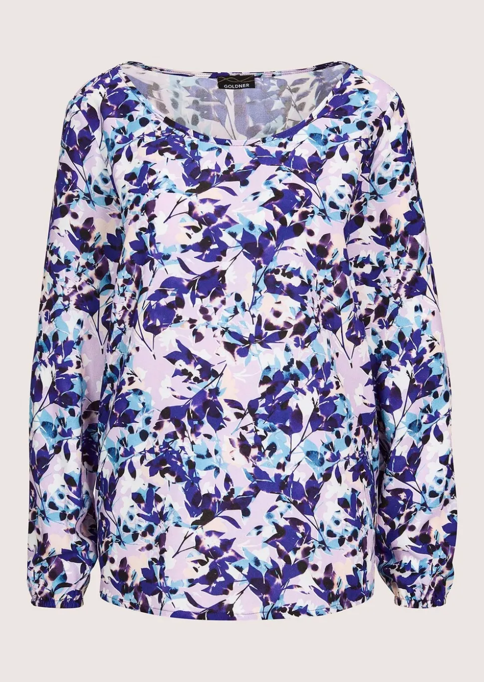 Bluse mit Rundhalsausschnitt