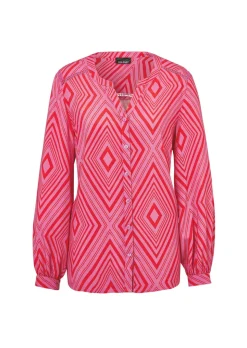Bluse mit Tunika Ausschnitt