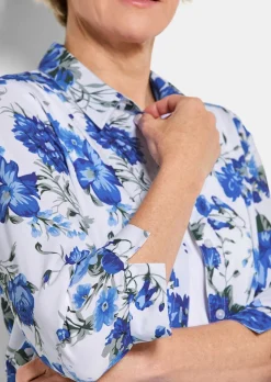 Blusen-Set aus Blumenbluse und Top