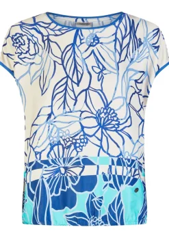 Blusenshirt aus reiner Viskose