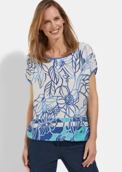 Blusenshirt aus reiner Viskose