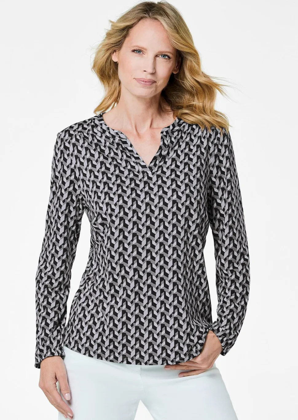 Blusenshirt in femininer Form