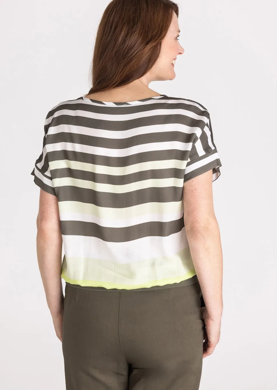 Blusenshirt mit Blockstreifen