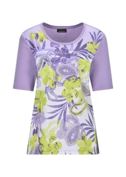 Blusenshirt mit Paisley und Strasssteinen