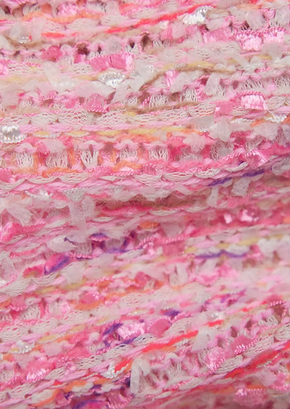 Bändchengarn-Pullover in Multicolor-Optik