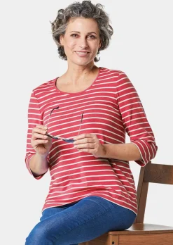 Buntgewirktes Ringelshirt