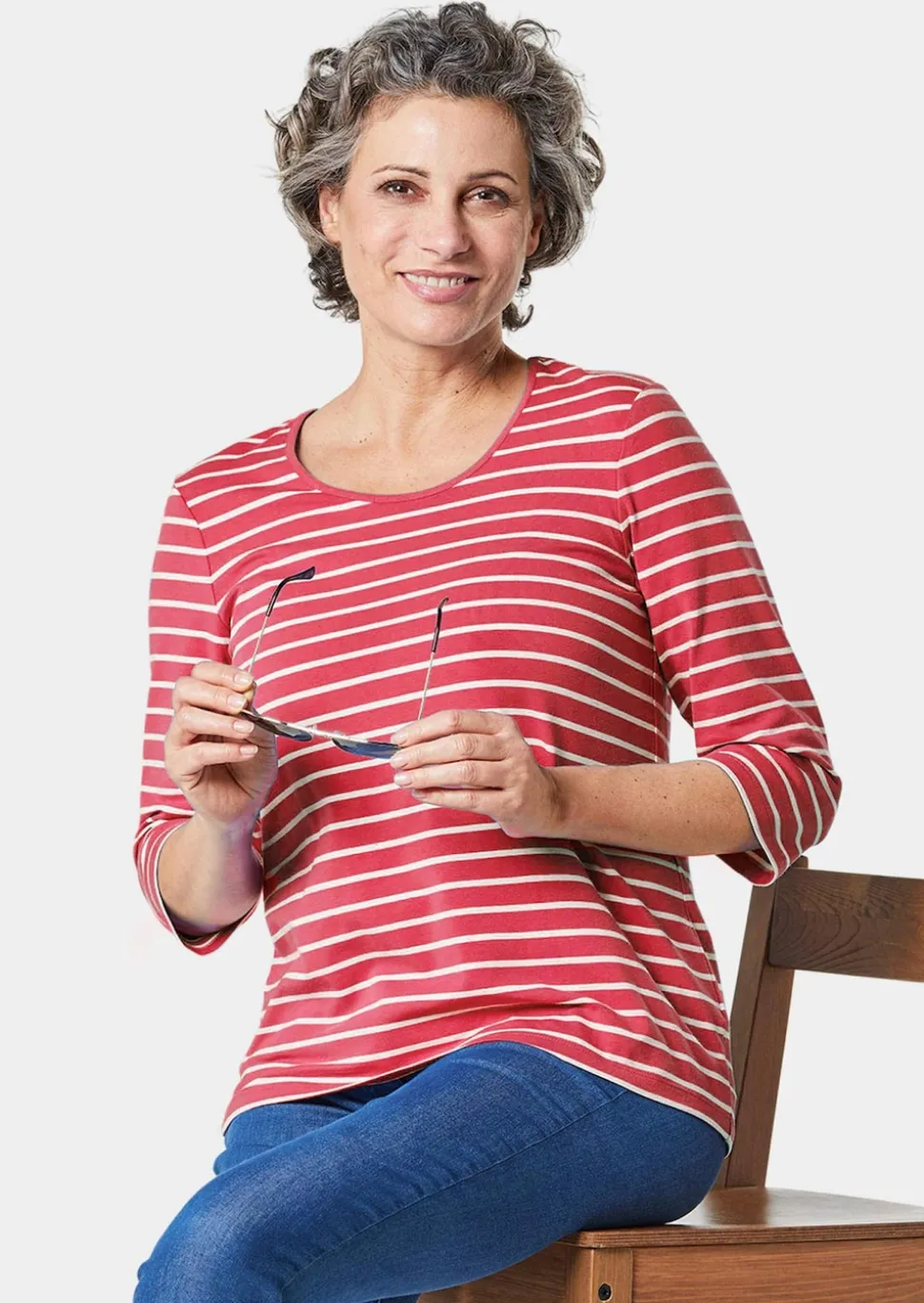 Buntgewirktes Ringelshirt