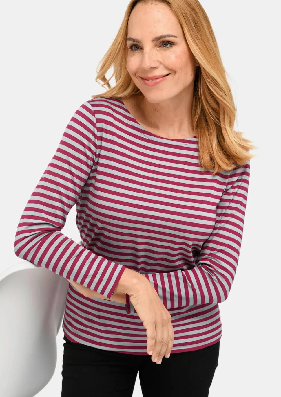 Buntgewirktes Ringelshirt