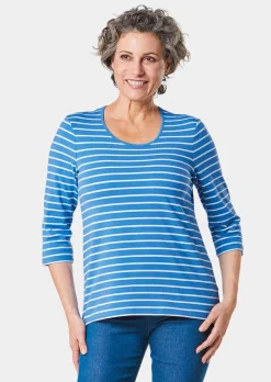 Buntgewirktes Ringelshirt