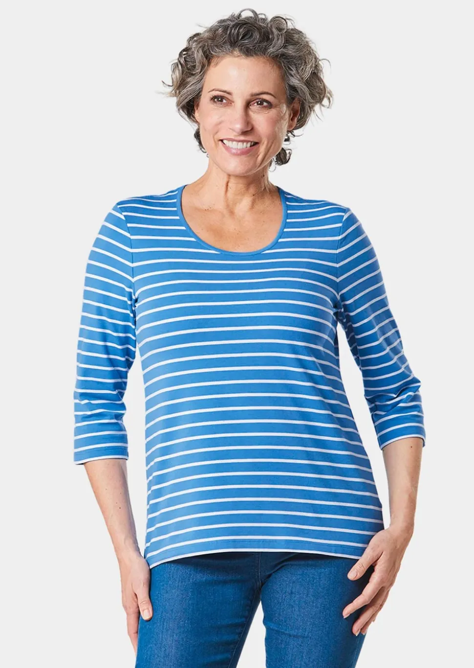 Buntgewirktes Ringelshirt
