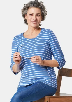 Buntgewirktes Ringelshirt