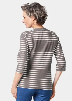 Buntgewirktes Ringelshirt