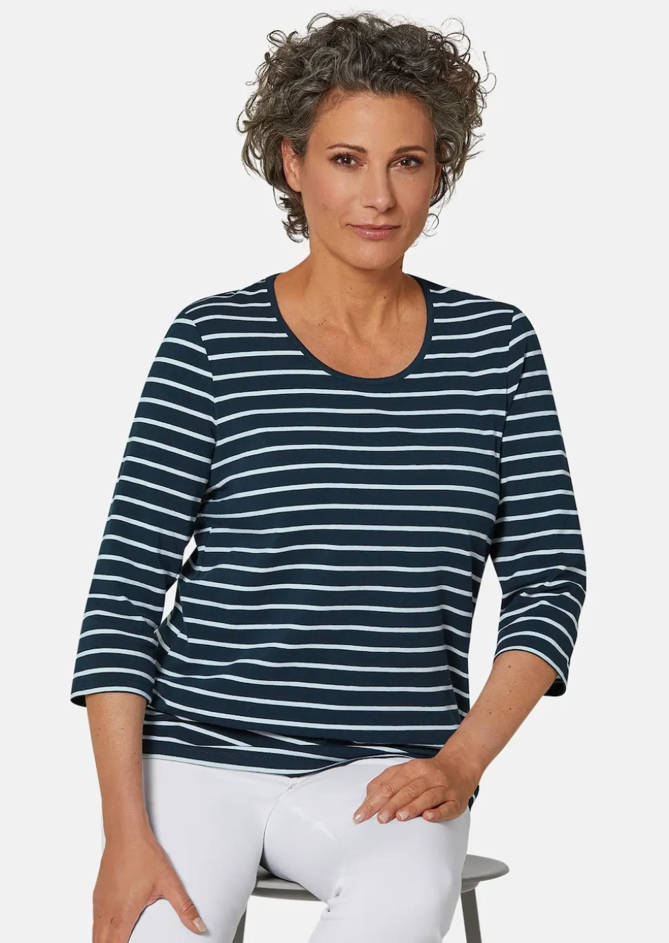 Buntgewirktes Ringelshirt