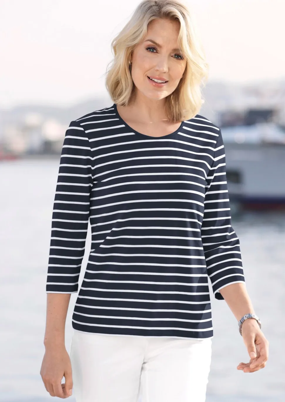 Buntgewirktes Ringelshirt