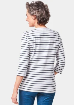 Buntgewirktes Ringelshirt