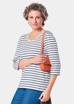Buntgewirktes Ringelshirt
