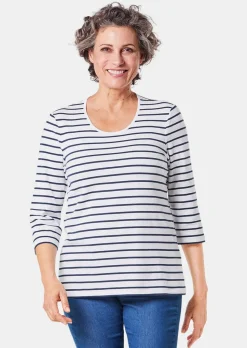 Buntgewirktes Ringelshirt