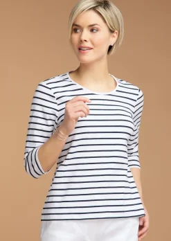 Buntgewirktes Ringelshirt