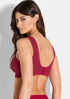 Bustier aus floraler Spitze