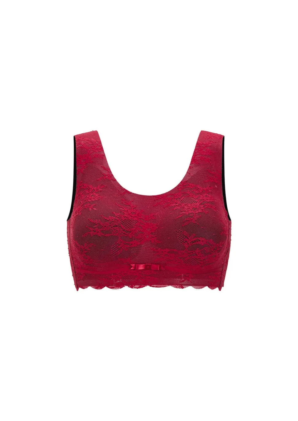 Bustier aus floraler Spitze