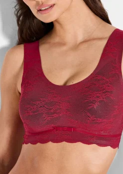 Bustier aus floraler Spitze