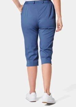 Caprihose CARLA aus Satin