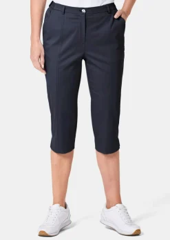 Caprihose CARLA aus Satin