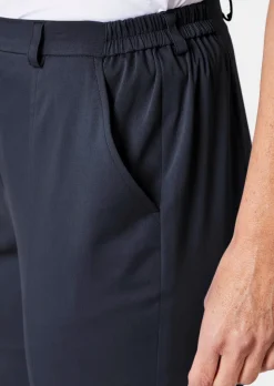 Caprihose CARLA aus Satin