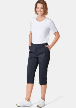 Caprihose CARLA aus Satin