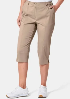 Caprihose CARLA aus Satin