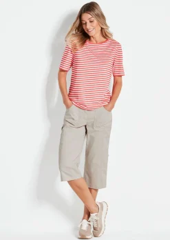 Caprihose CARLA im Cargo-Look