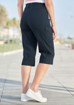 Caprihose CARLA im Cargo-Look