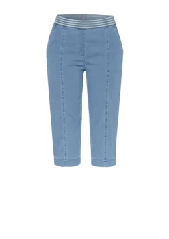 Caprihose in Denim-Optik