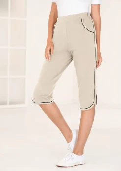 Caprihose in sportiver Optik