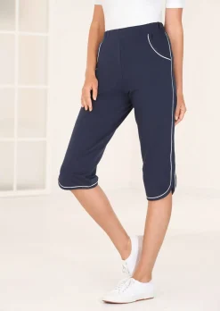 Caprihose in sportiver Optik