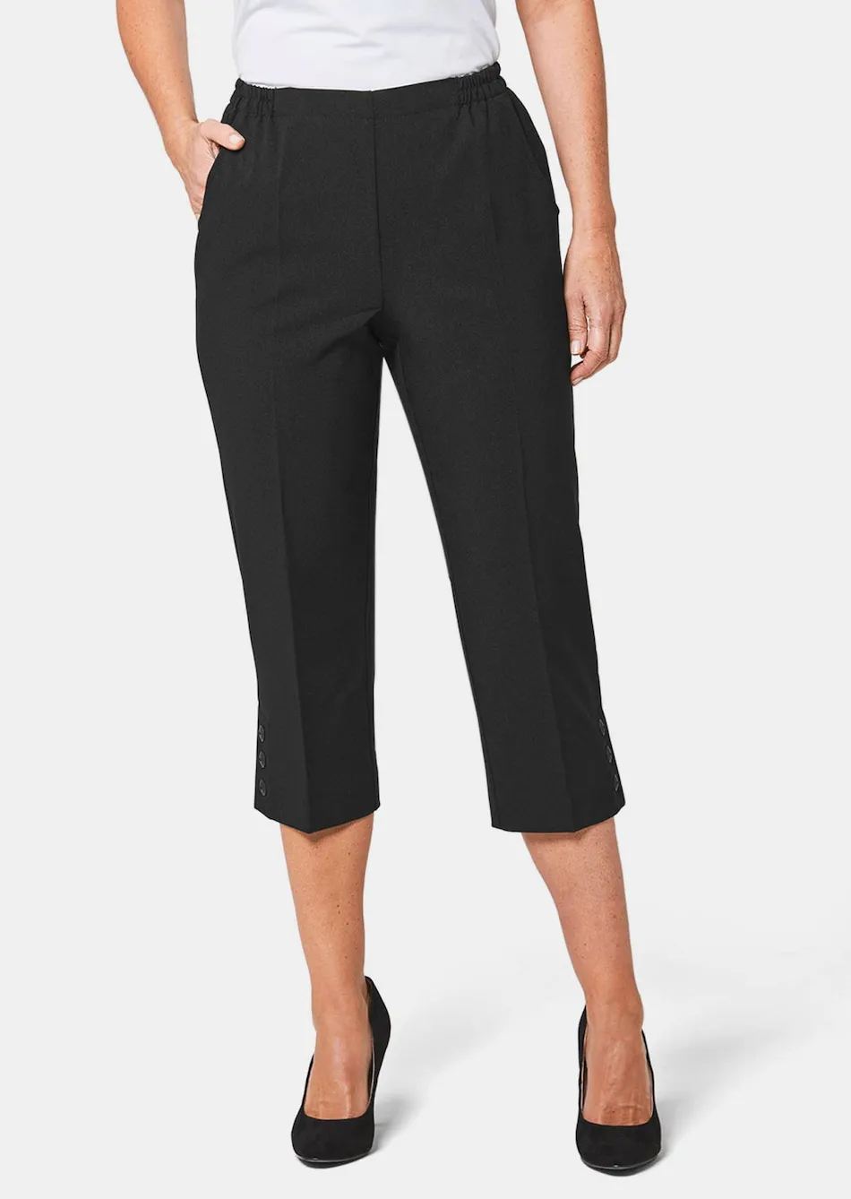 Caprihose mit Schlupfbund