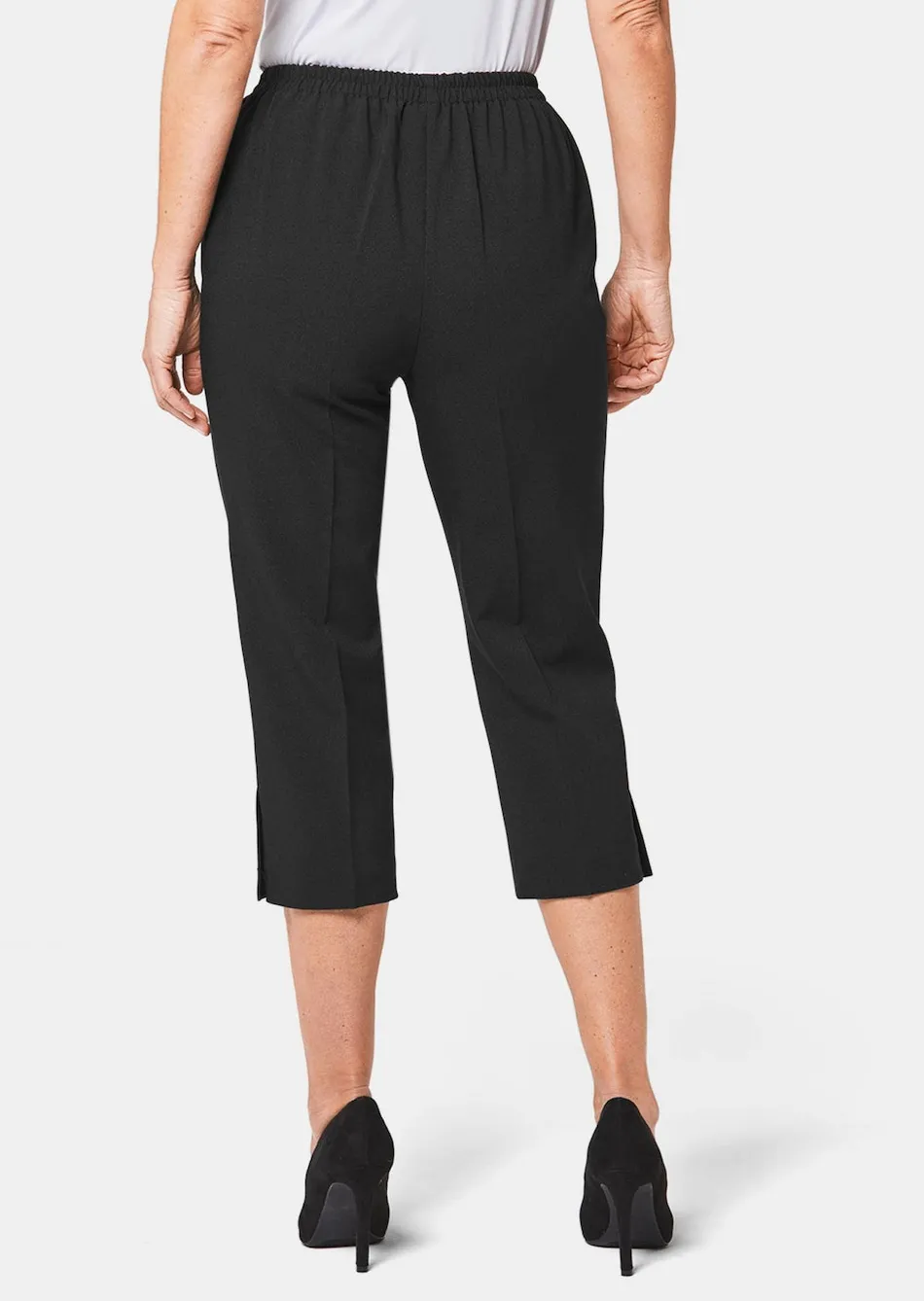 Caprihose mit Schlupfbund