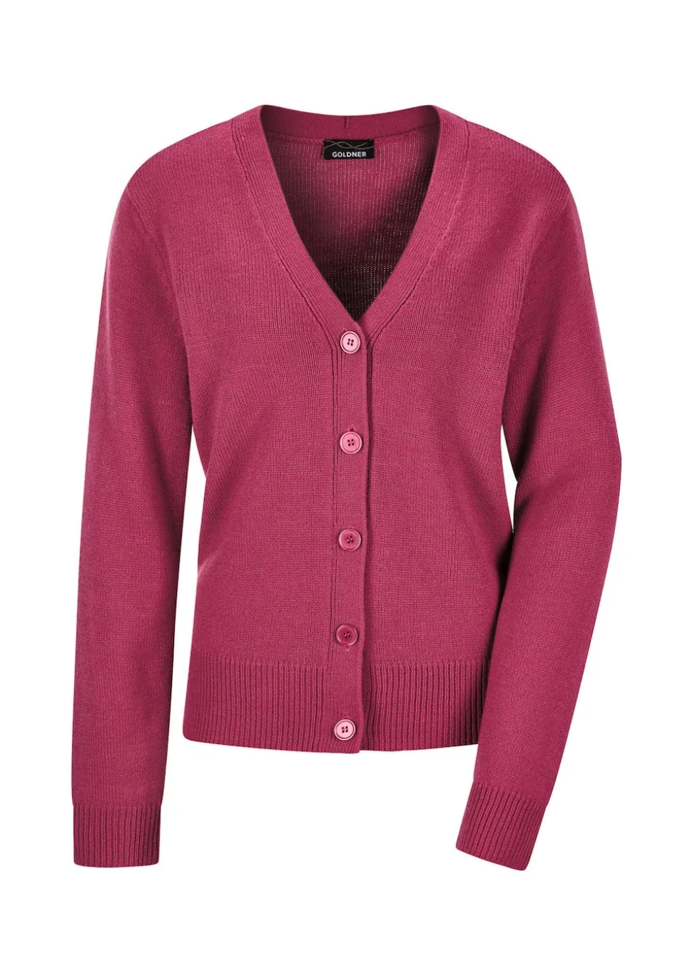 Cardigan mit großen Knöpfen
