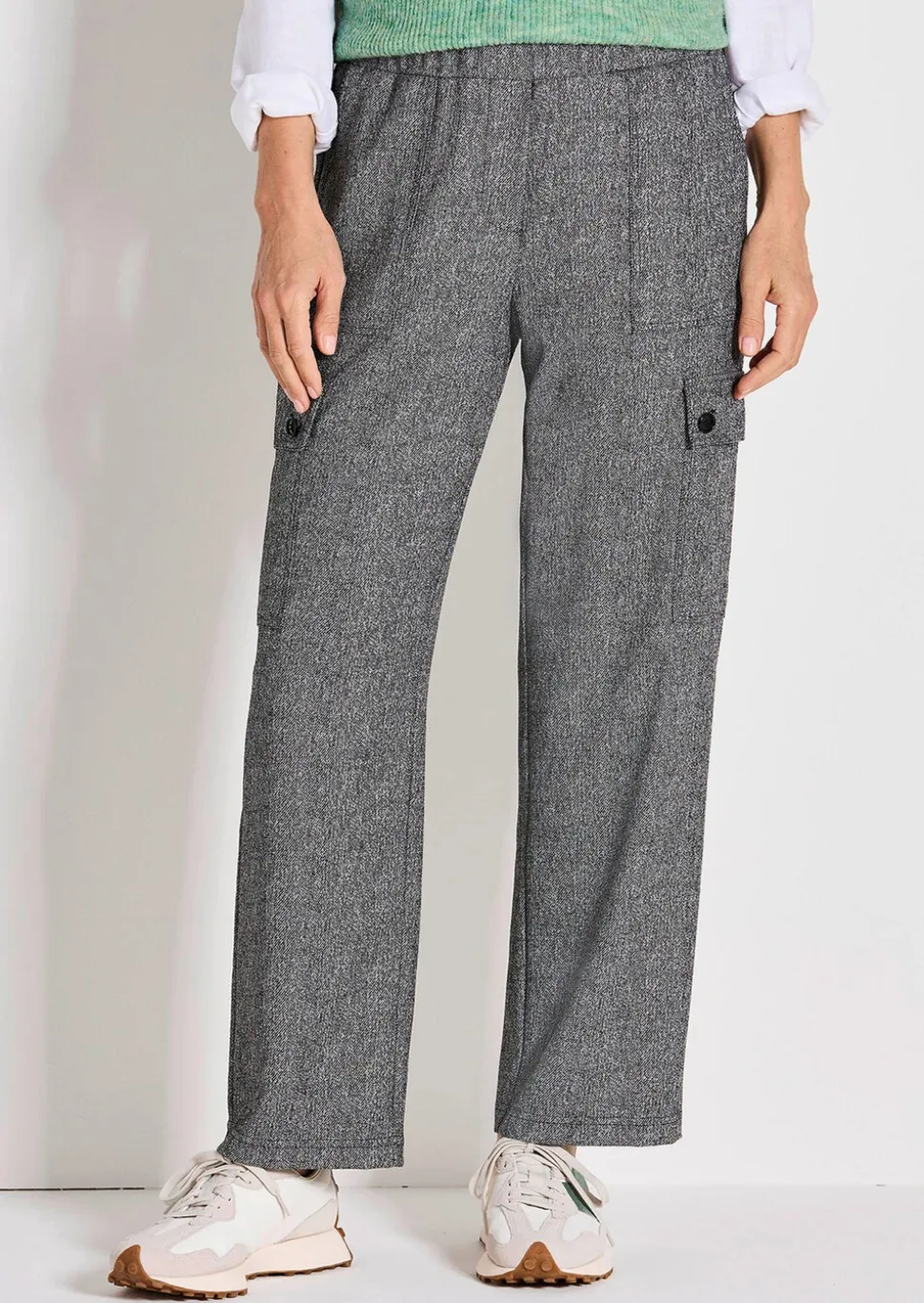 Cargohose VERA aus Viskose-Jersey