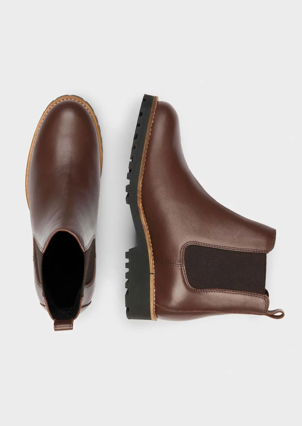 Chelsea Boots aus echtem Leder